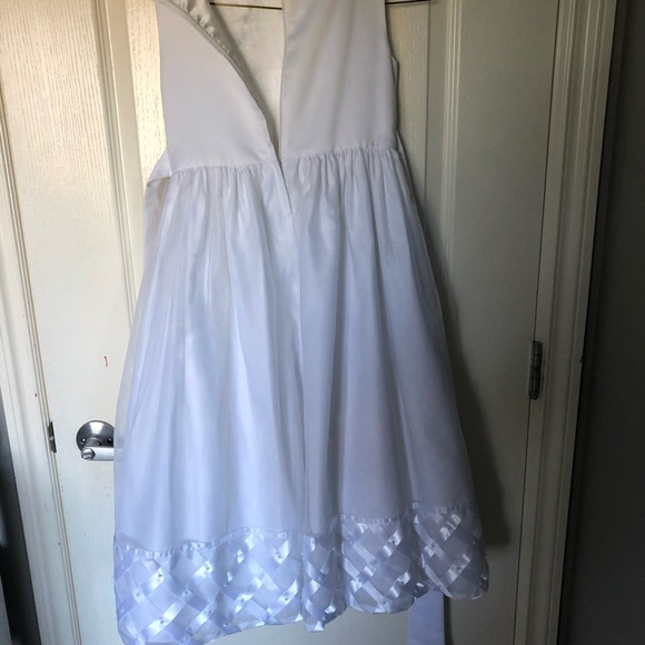FORMAL WHITE YOUTH DRESSS - Picture 2 of 4